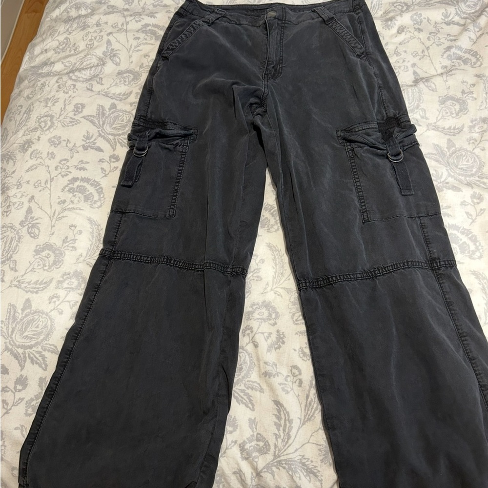 American Eagle Outfitters Black Cargo Pants
